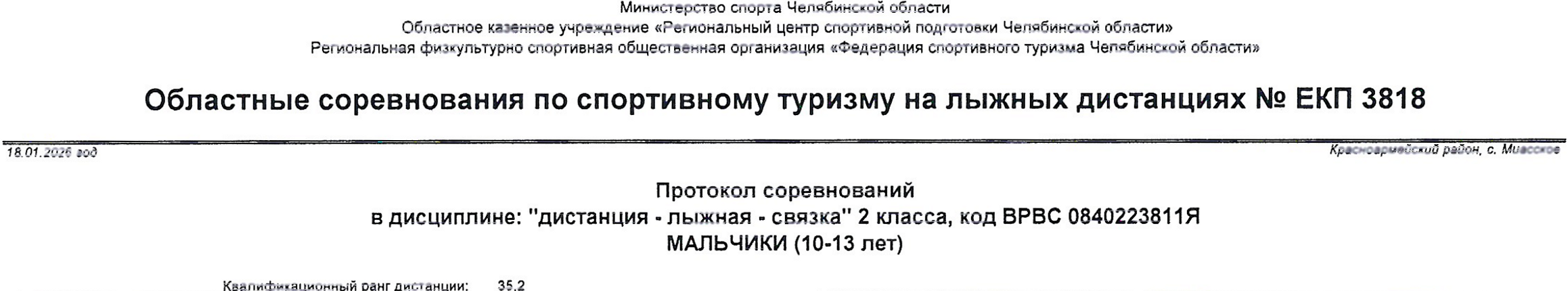 Заголовок протокола со страницы 2