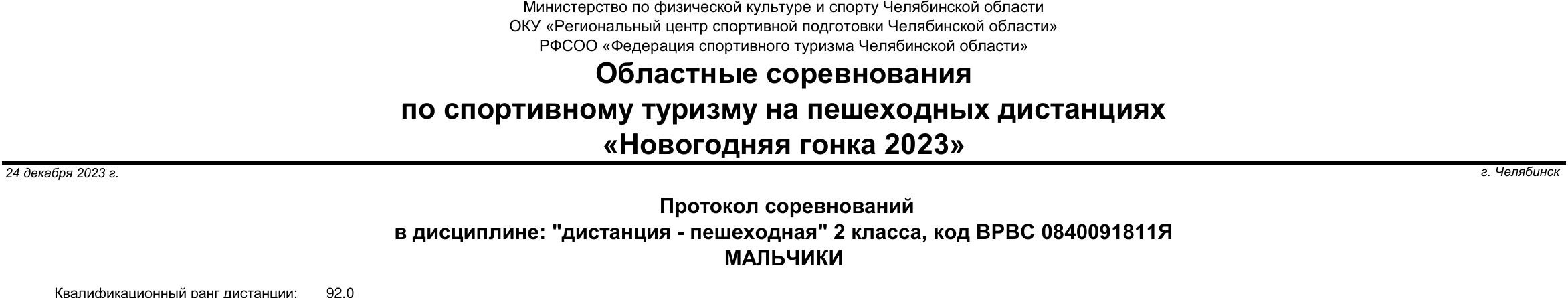 Заголовок протокола со страницы 2