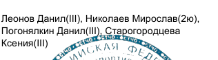 Состав команды: фрагмент оригинального протокола
