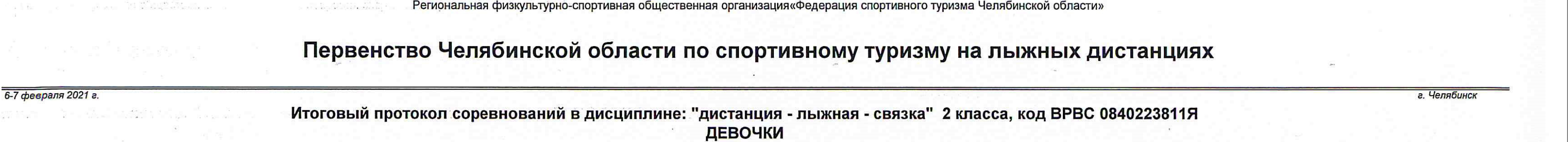 Заголовок протокола со страницы 2