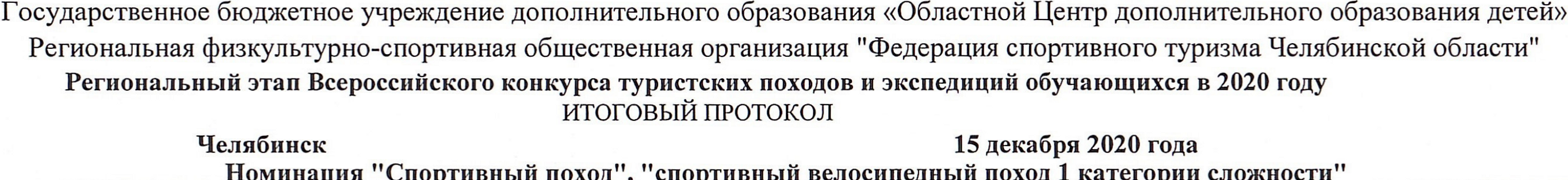 Заголовок протокола со страницы 1