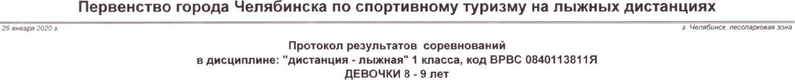 Заголовок протокола со страницы 1