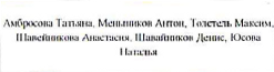 Состав команды: фрагмент оригинального протокола