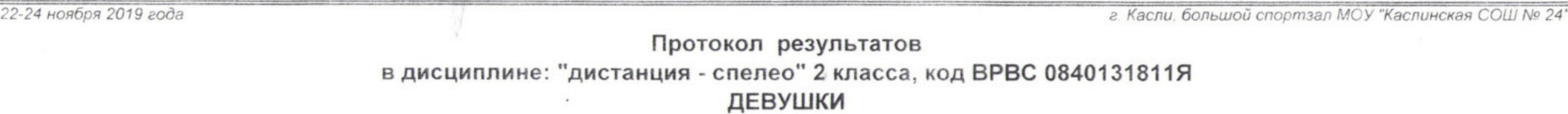 Заголовок протокола со страницы 3