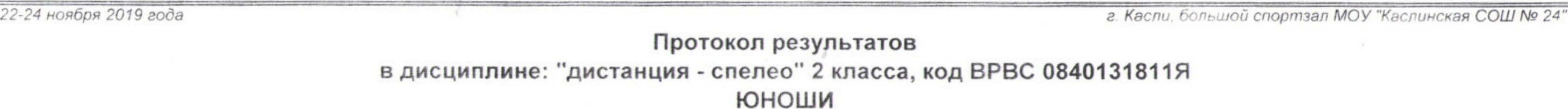 Заголовок протокола со страницы 4