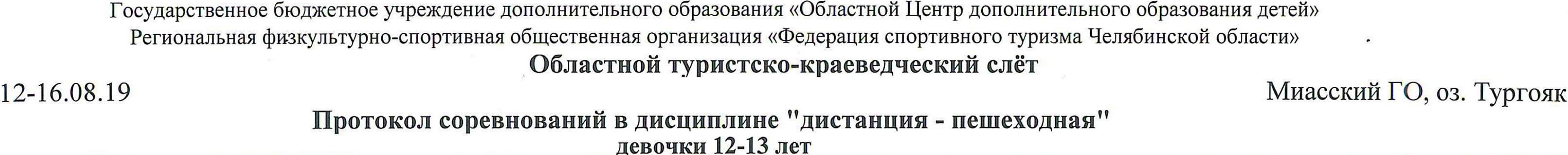 Заголовок протокола со страницы 3