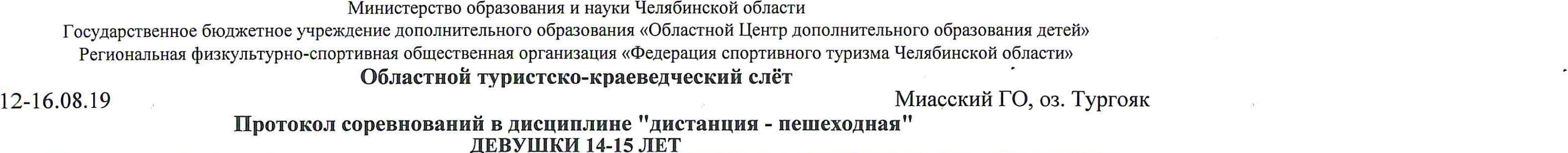 Заголовок протокола со страницы 9