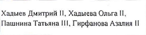 Фамилия, имя: фрагмент оригинального протокола