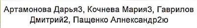 Состав команды: фрагмент оригинального протокола