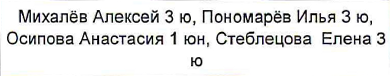 Состав команды: фрагмент оригинального протокола