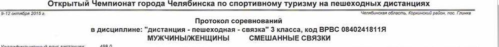 Заголовок протокола со страницы 1