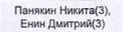 Состав команды: фрагмент оригинального протокола