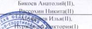 | Ф.И. участников: фрагмент оригинального протокола