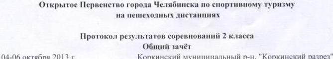 Заголовок протокола со страницы 1