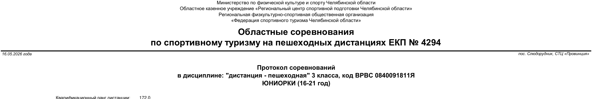 Заголовок протокола со страницы 6