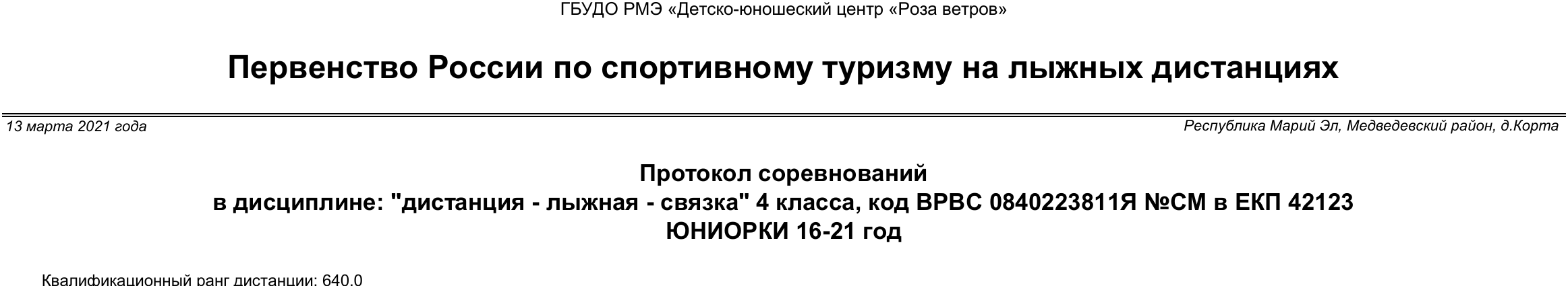 Заголовок протокола со страницы 2