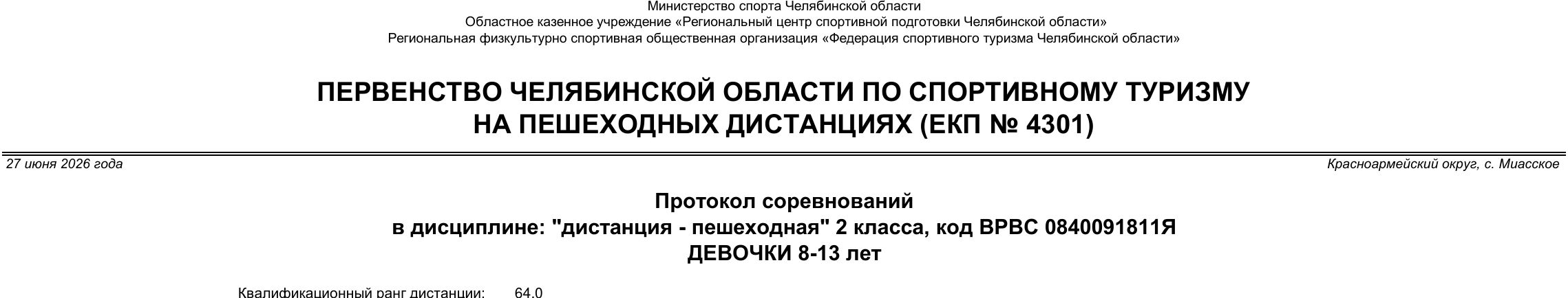 Заголовок протокола со страницы 2