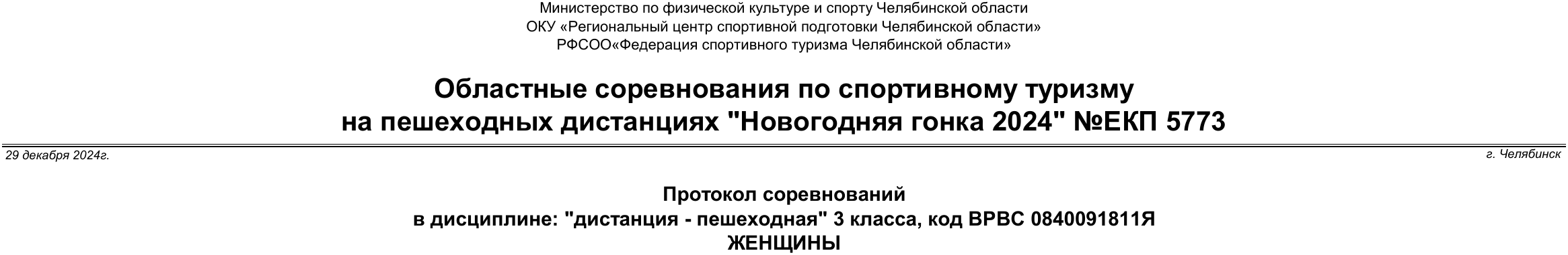 Заголовок протокола со страницы 4