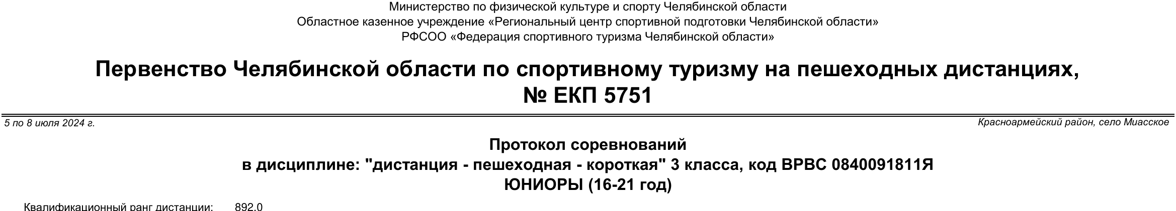 Заголовок протокола со страницы 5