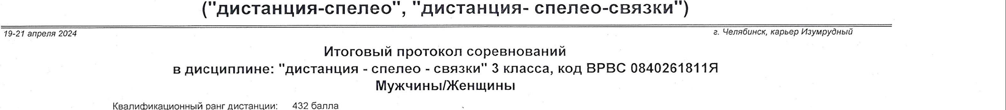 Заголовок протокола со страницы 1