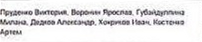 Состав команды: фрагмент оригинального протокола