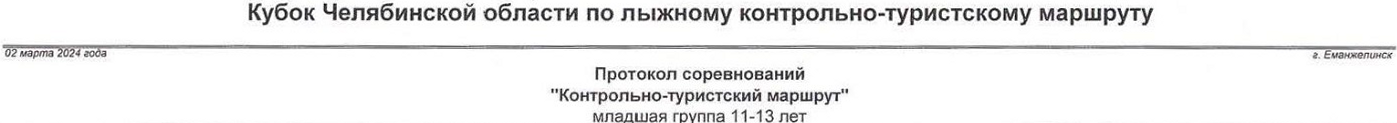 Заголовок протокола со страницы 1