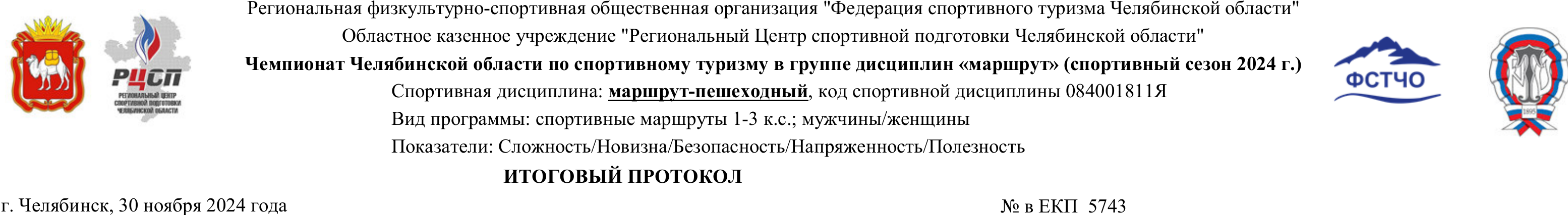 Заголовок протокола со страницы 1