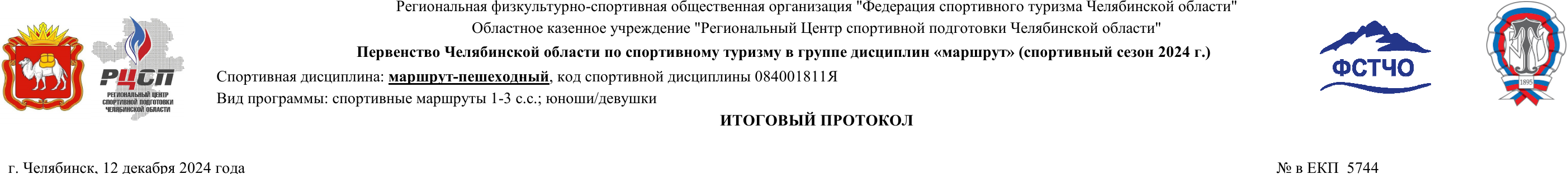 Заголовок протокола со страницы 1