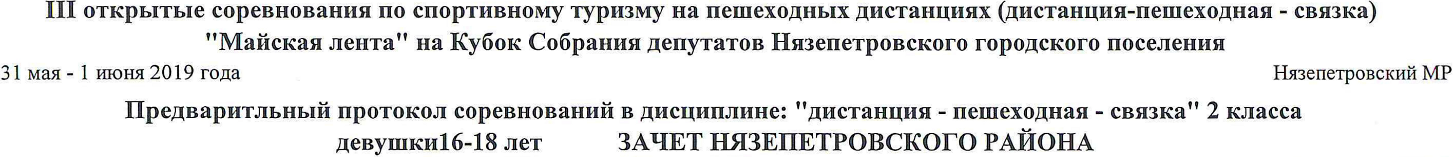 Заголовок протокола со страницы 6