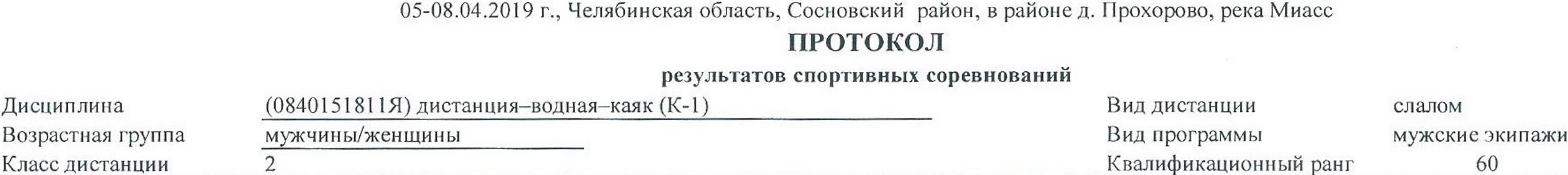 Заголовок протокола со страницы 1