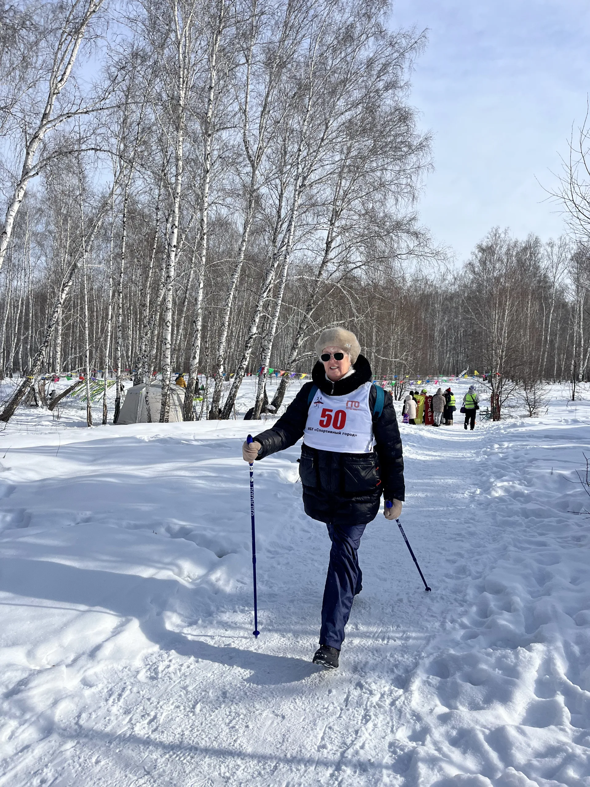 Соревнования по северной ходьбе Подснежники