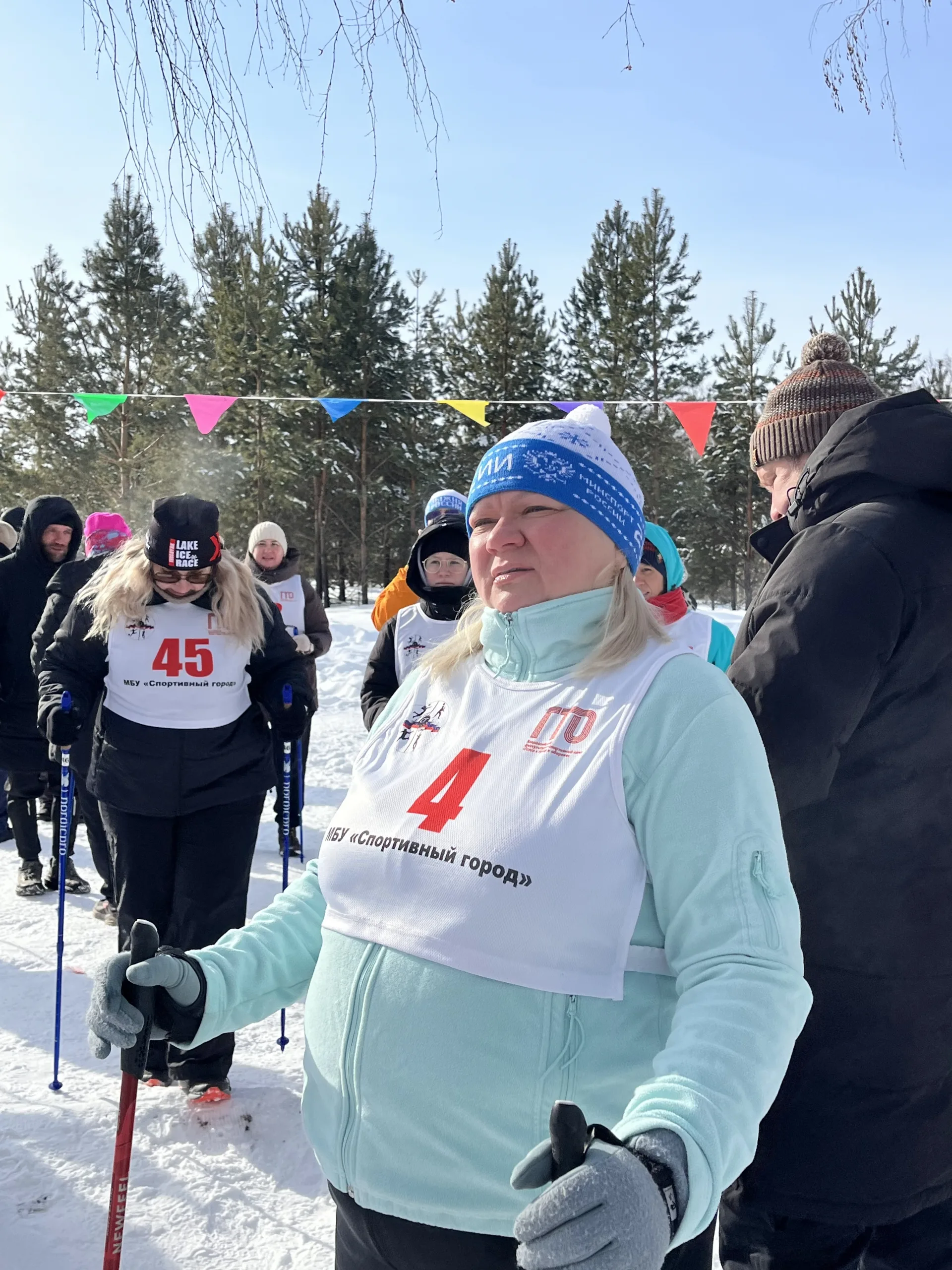 Соревнования по северной ходьбе Подснежники