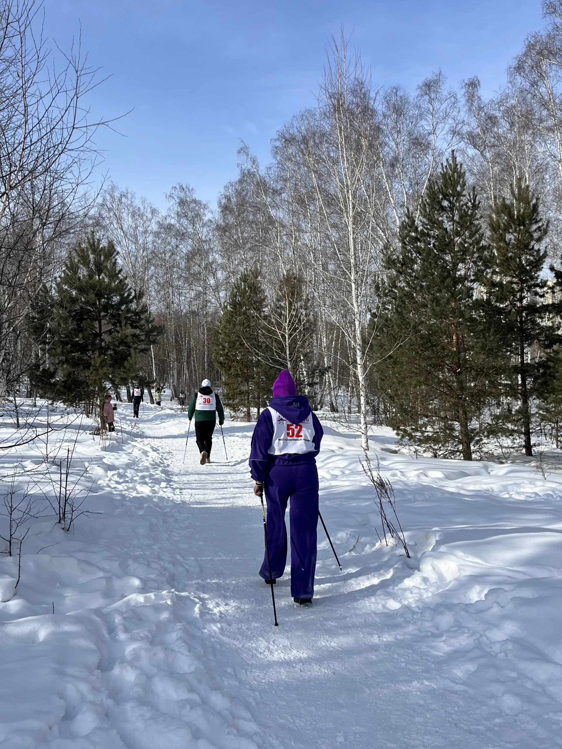Соревнования по северной ходьбе Подснежники