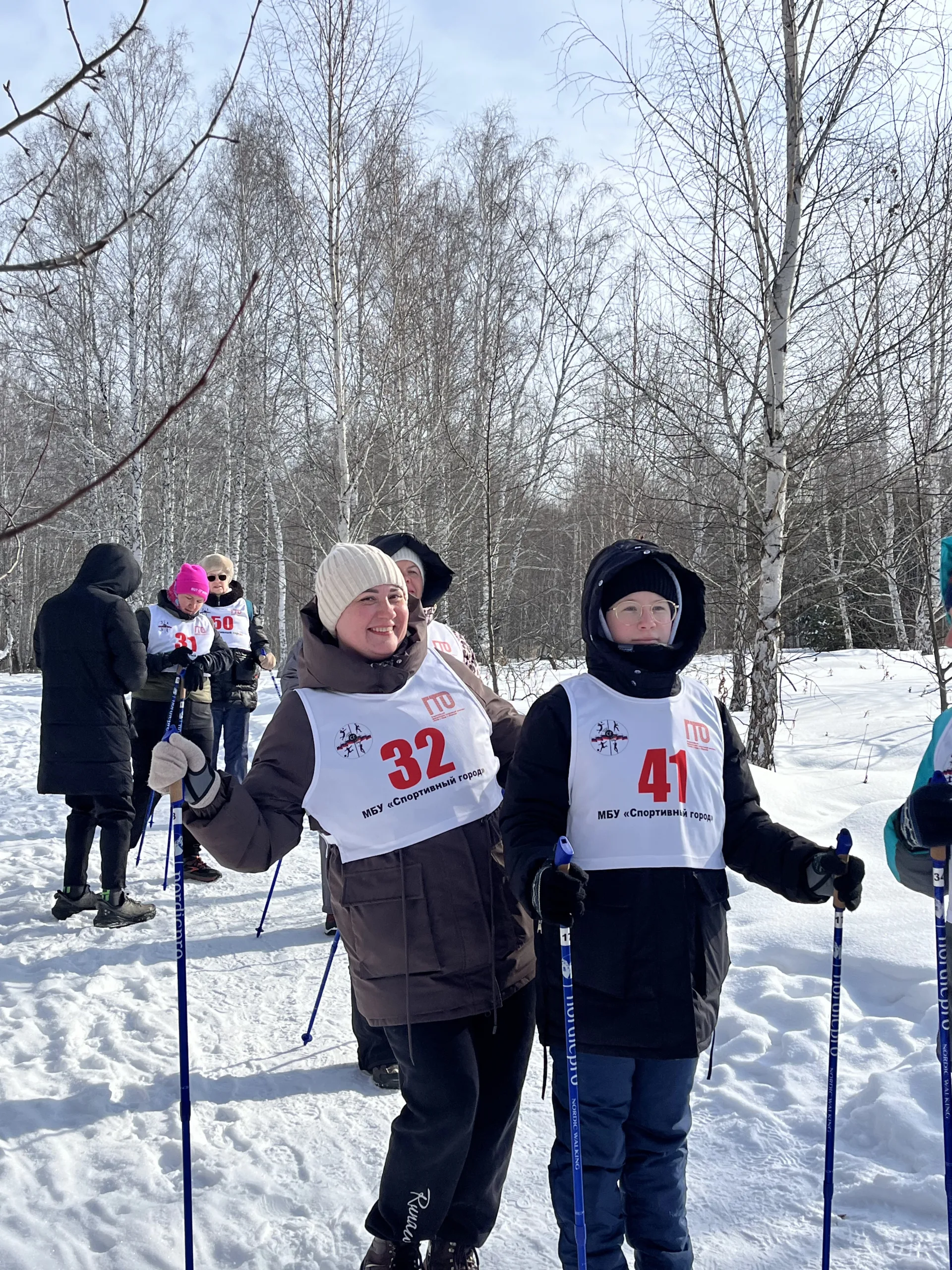 Соревнования по северной ходьбе Подснежники