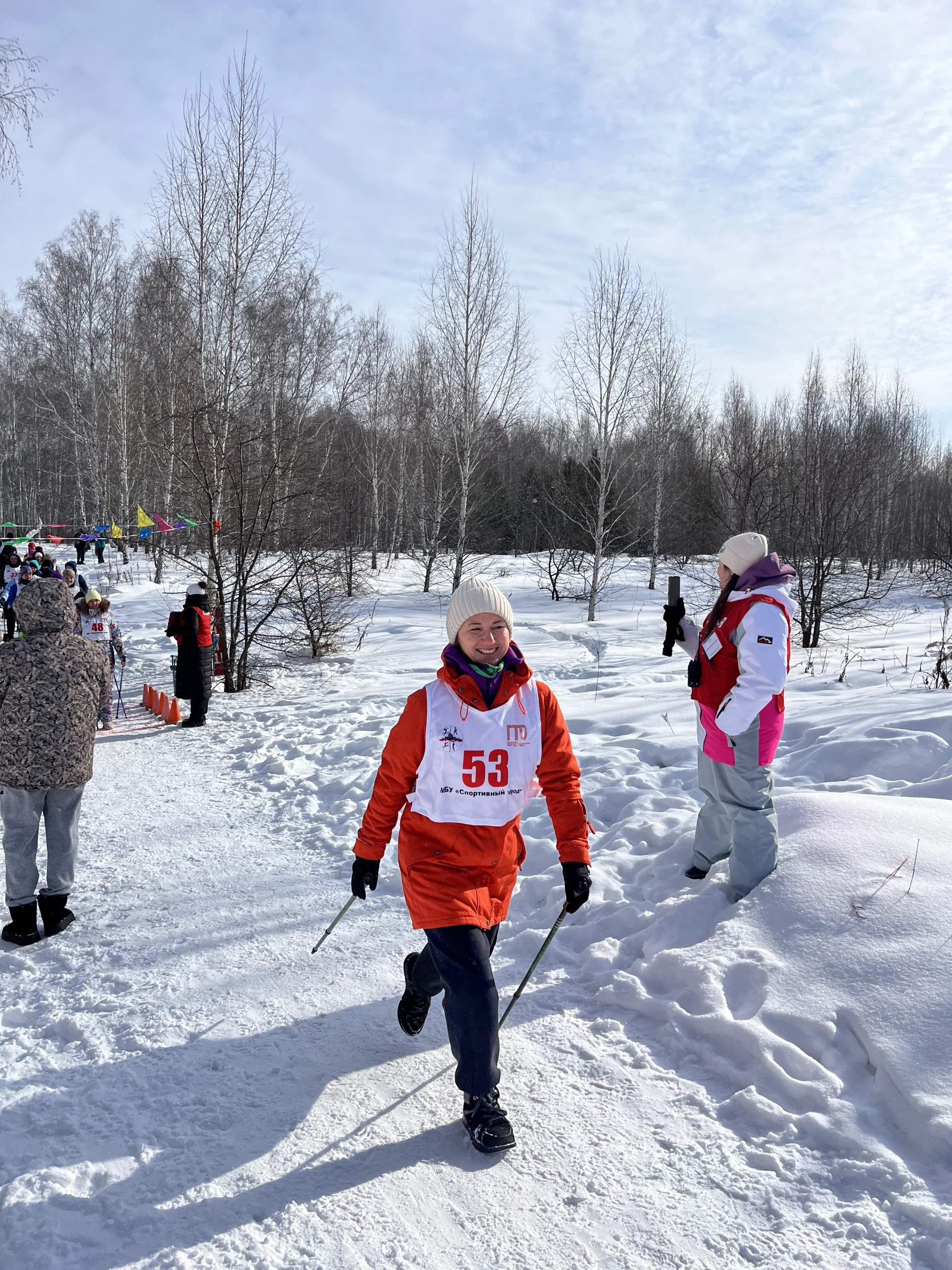 Соревнования по северной ходьбе Подснежники