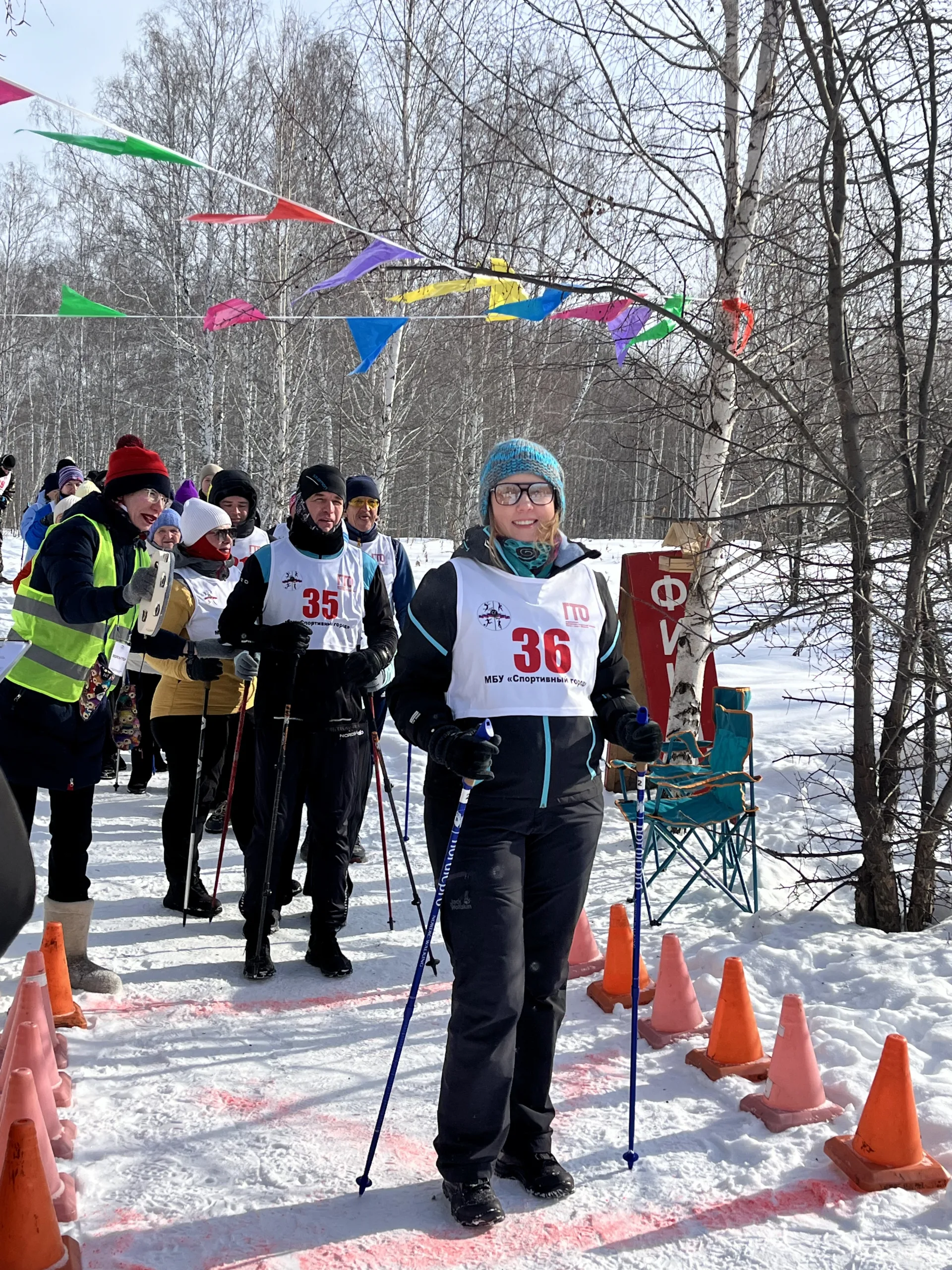 Соревнования по северной ходьбе Подснежники