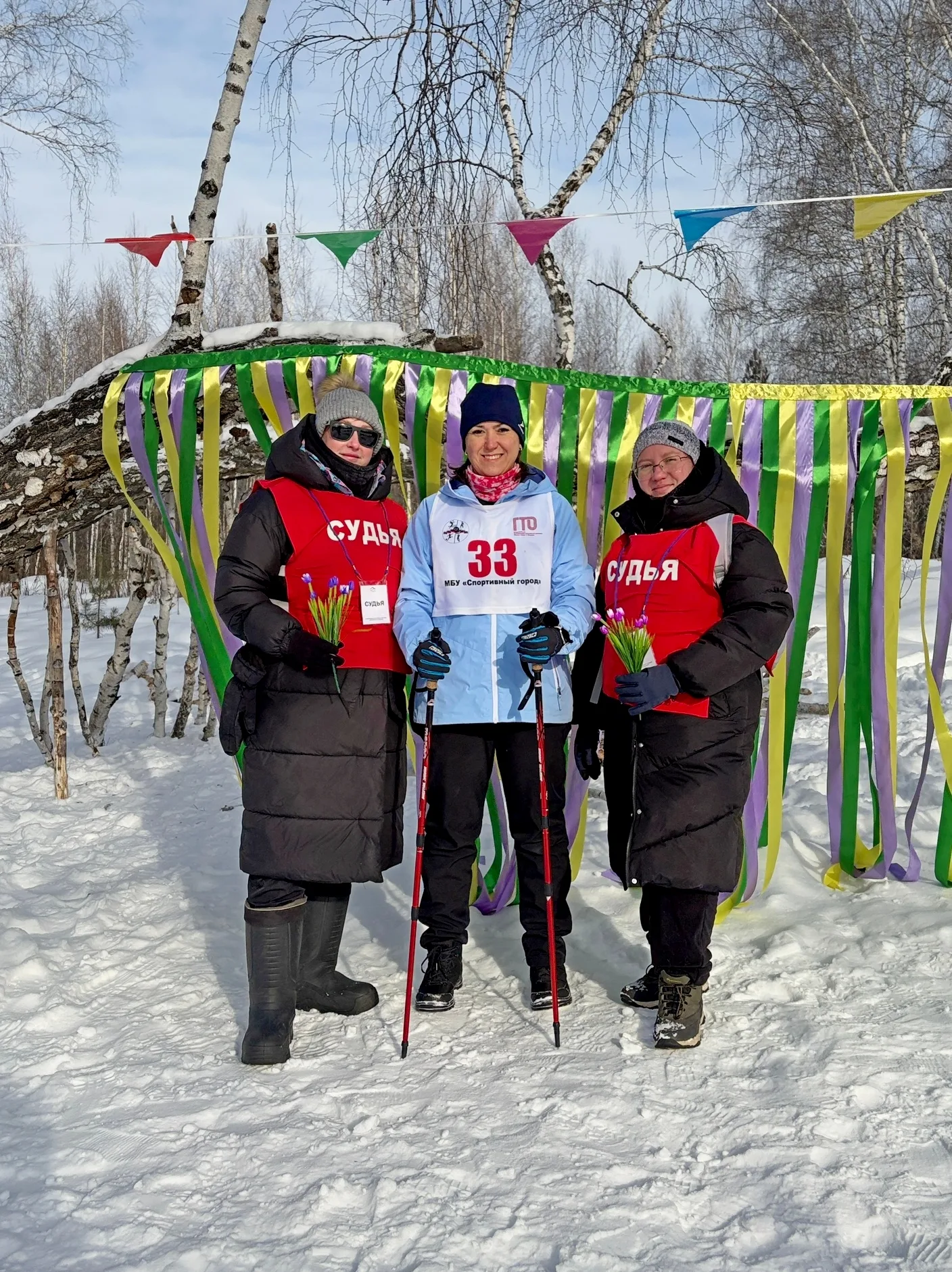Соревнования по северной ходьбе Подснежники